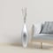 Uniquewise Uniquewise Tall Silver Bamboo Trumpet Vase - 43 Inch Modern Decorative Accent for Living Spaces QI003889.SI - alternate 2